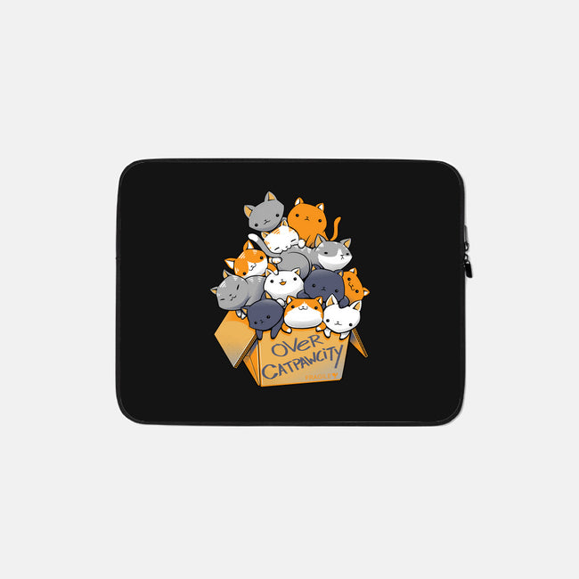 Over Catpawcity-none zippered laptop sleeve-tobefonseca