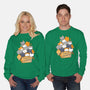 Over Catpawcity-unisex crew neck sweatshirt-tobefonseca