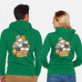 Over Catpawcity-unisex zip-up sweatshirt-tobefonseca