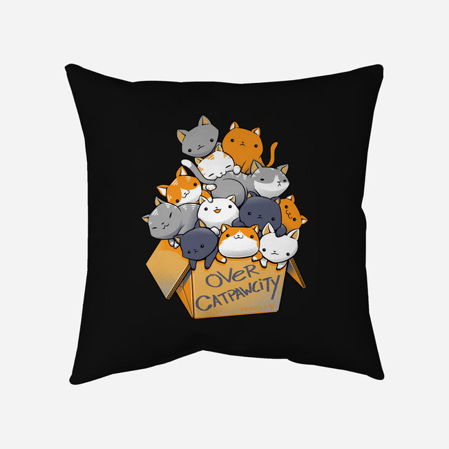 Over Catpawcity-none removable cover w insert throw pillow-tobefonseca