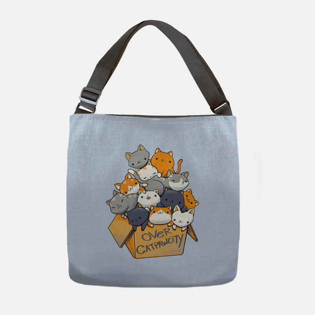 Over Catpawcity-none adjustable tote-tobefonseca