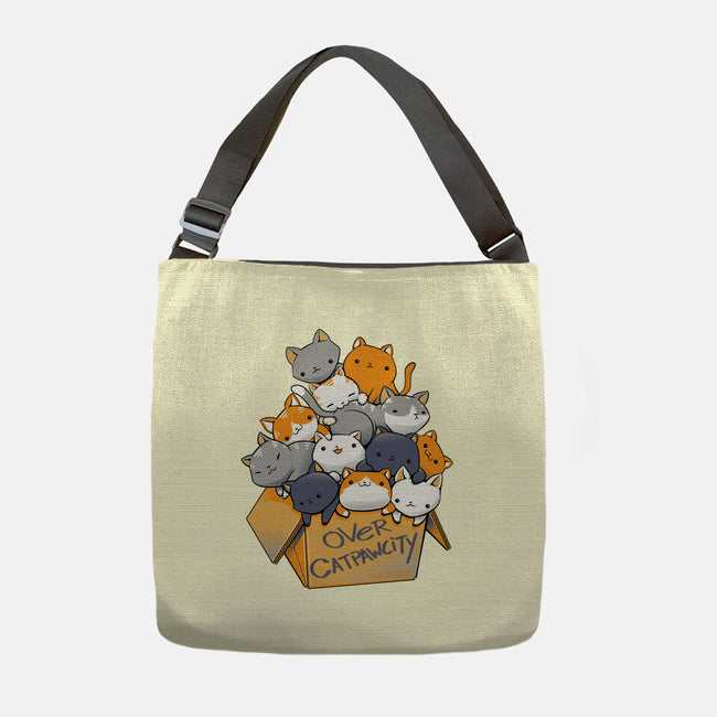 Over Catpawcity-none adjustable tote-tobefonseca