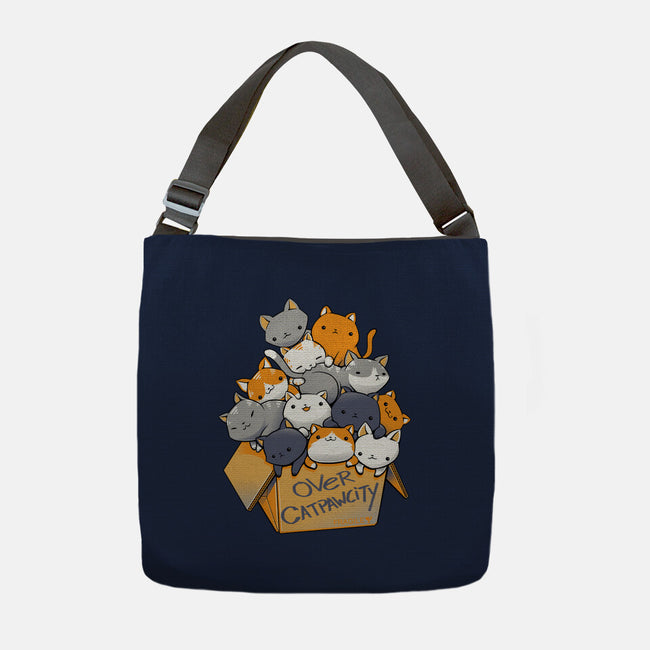 Over Catpawcity-none adjustable tote-tobefonseca