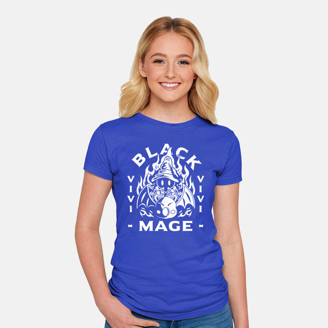 Vivi & Moogle-womens fitted tee-Logozaste