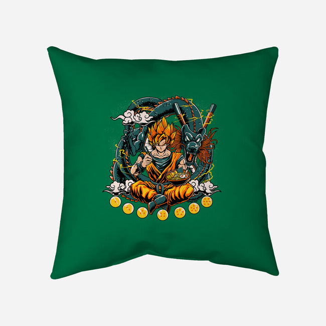 Dragon Ramen-none removable cover w insert throw pillow-AmielLarazo