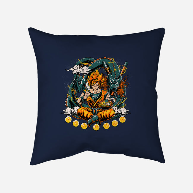 Dragon Ramen-none removable cover w insert throw pillow-AmielLarazo