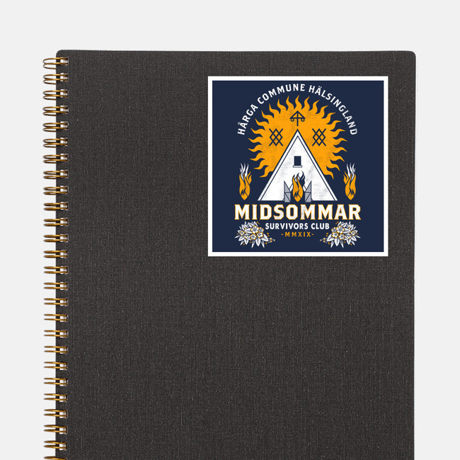 Midsommar Survival Club-none glossy sticker-Nemons