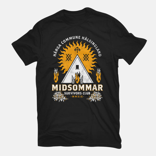 Midsommar Survival Club-womens fitted tee-Nemons