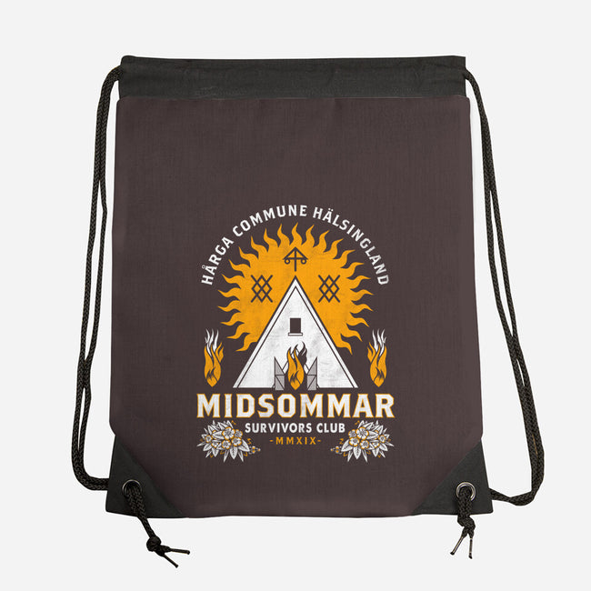 Midsommar Survival Club-none drawstring bag-Nemons