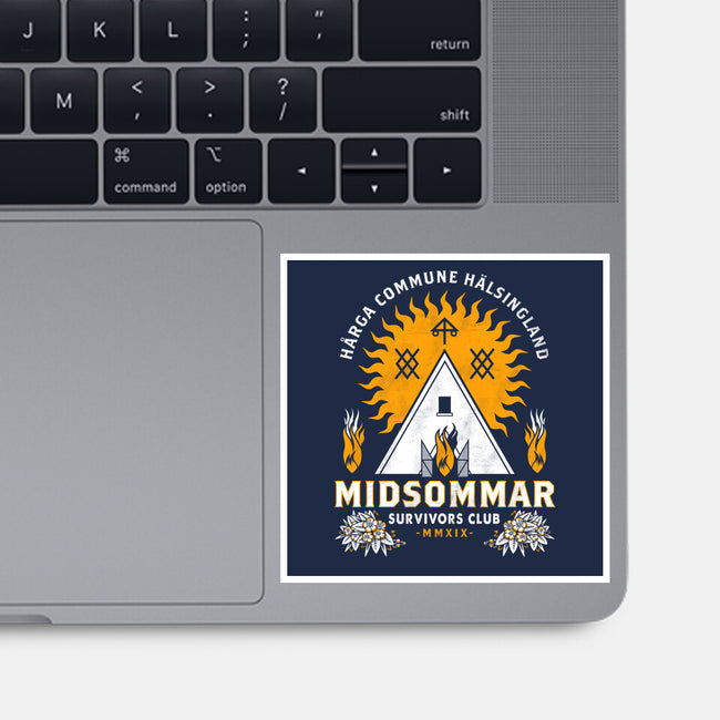 Midsommar Survival Club-none glossy sticker-Nemons