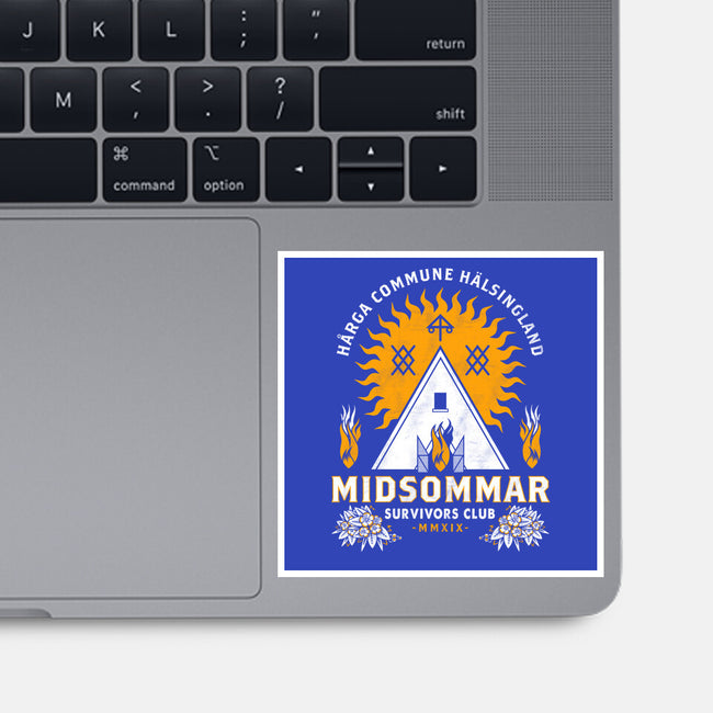 Midsommar Survival Club-none glossy sticker-Nemons