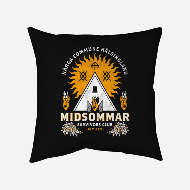 Midsommar Survival Club-none removable cover w insert throw pillow-Nemons