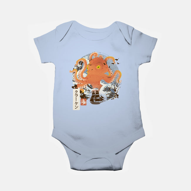 Kraken Adventure-baby basic onesie-dandingeroz