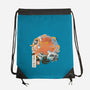 Kraken Adventure-none drawstring bag-dandingeroz