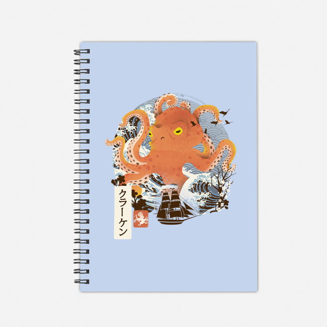 Kraken Adventure-none dot grid notebook-dandingeroz
