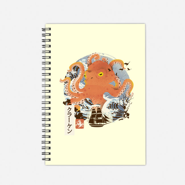 Kraken Adventure-none dot grid notebook-dandingeroz