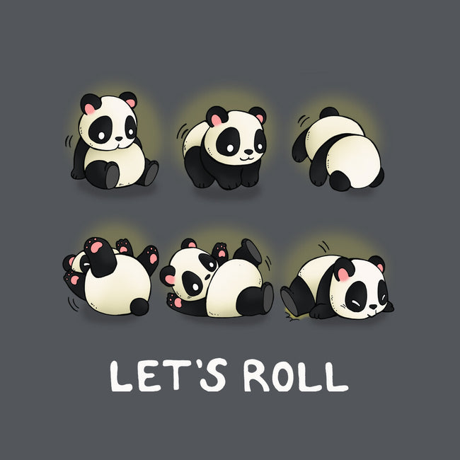 Let's Roll Panda-mens basic tee-Vallina84