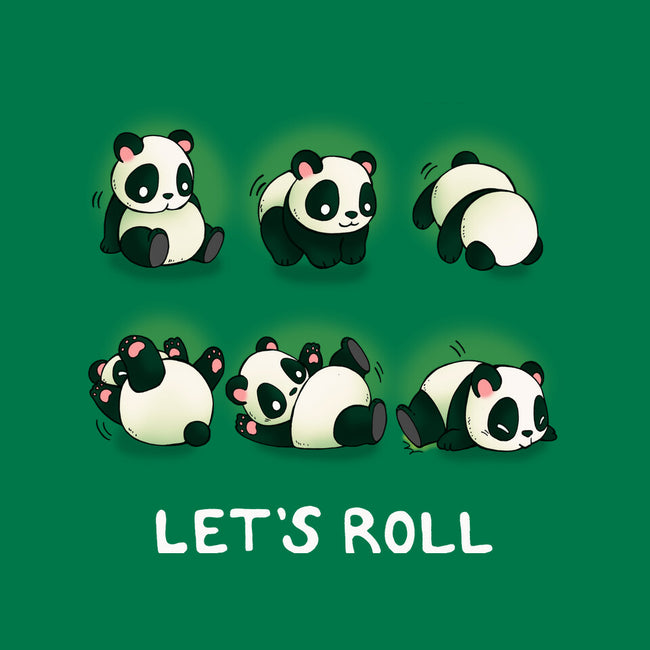 Let's Roll Panda-none drawstring bag-Vallina84