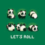 Let's Roll Panda-none drawstring bag-Vallina84