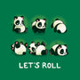 Let's Roll Panda-cat bandana pet collar-Vallina84