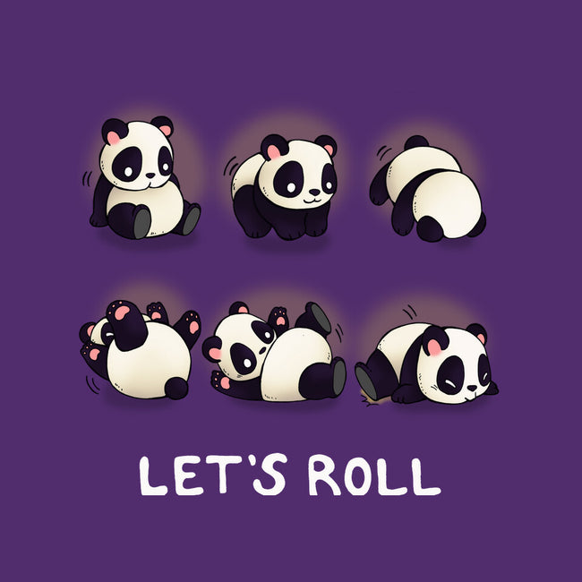 Let's Roll Panda-none polyester shower curtain-Vallina84