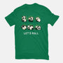 Let's Roll Panda-mens heavyweight tee-Vallina84