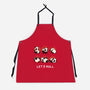 Let's Roll Panda-unisex kitchen apron-Vallina84