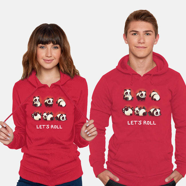Let's Roll Panda-unisex pullover sweatshirt-Vallina84