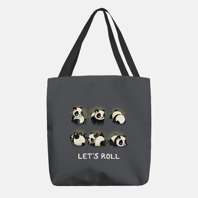 Let's Roll Panda-none basic tote-Vallina84