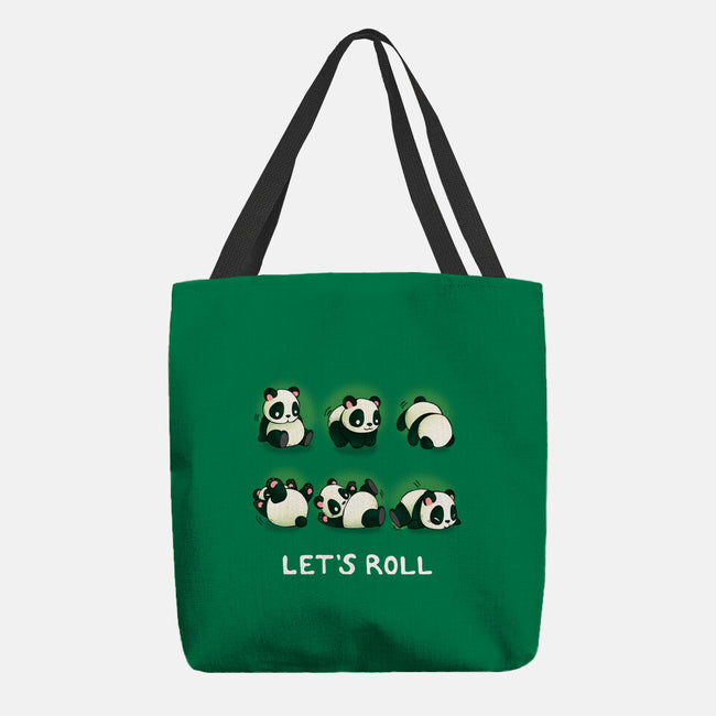 Let's Roll Panda-none basic tote-Vallina84