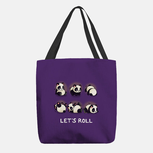 Let's Roll Panda-none basic tote-Vallina84