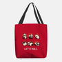 Let's Roll Panda-none basic tote-Vallina84