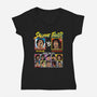 Stallone Fighter-womens v-neck tee-Retro Review