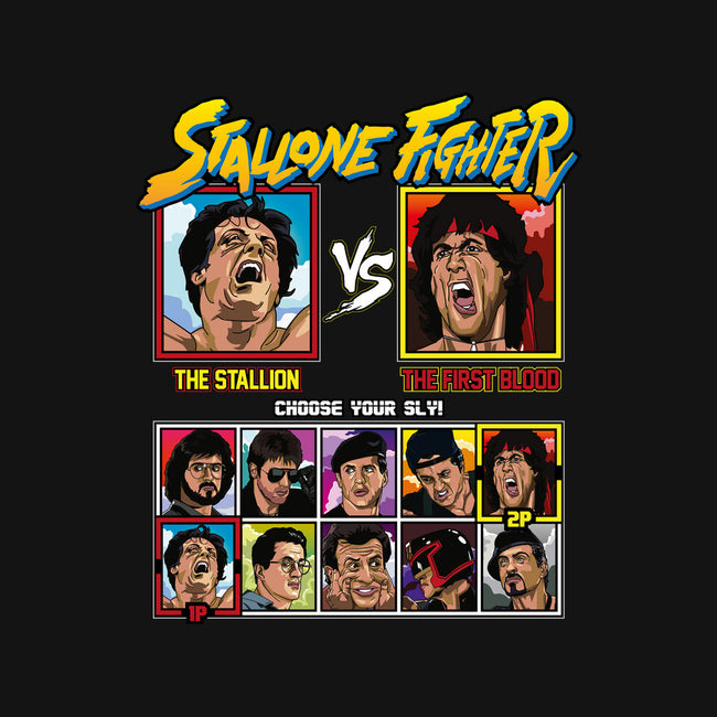 Stallone Fighter-baby basic onesie-Retro Review