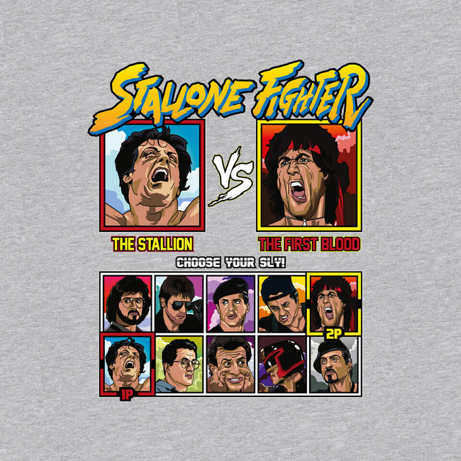 Stallone Fighter-unisex basic tee-Retro Review