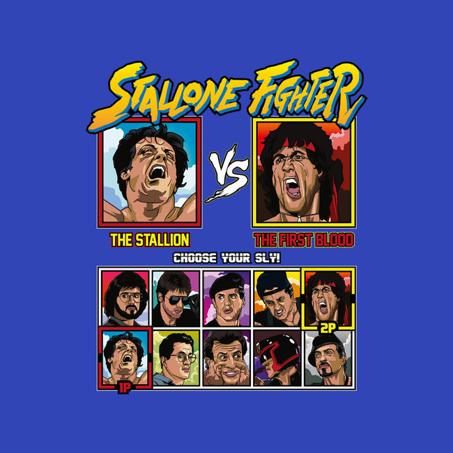 Stallone Fighter-none fleece blanket-Retro Review