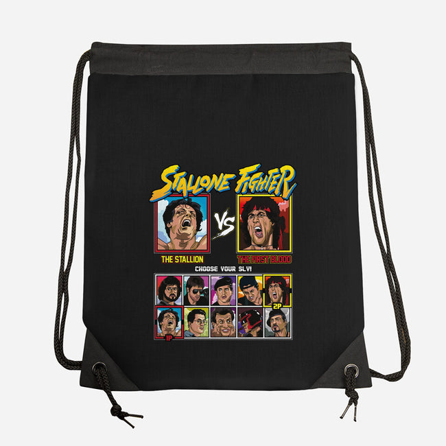 Stallone Fighter-none drawstring bag-Retro Review