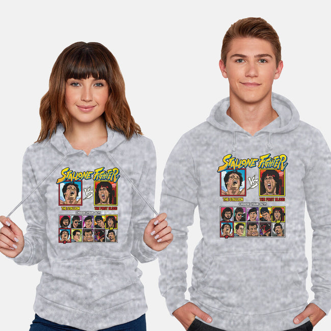 Stallone Fighter-unisex pullover sweatshirt-Retro Review