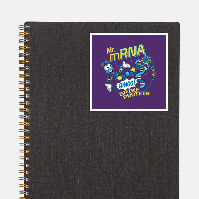 Mr. MRNA-none glossy sticker-DeepFriedArt