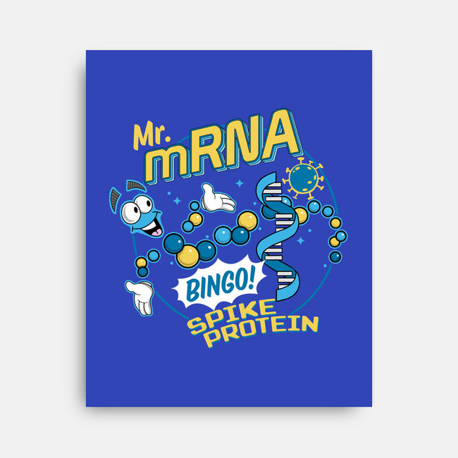 Mr. MRNA-none stretched canvas-DeepFriedArt