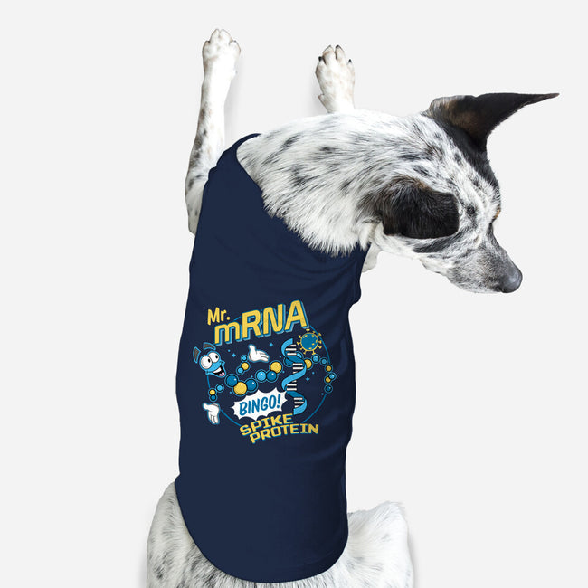 Mr. MRNA-dog basic pet tank-DeepFriedArt