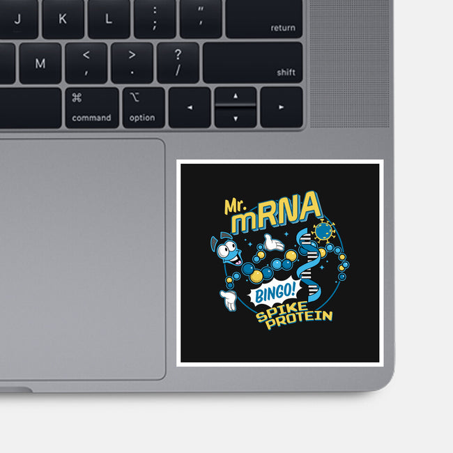Mr. MRNA-none glossy sticker-DeepFriedArt