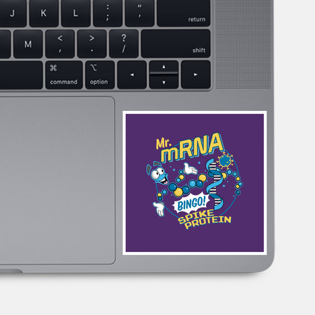 Mr. MRNA-none glossy sticker-DeepFriedArt