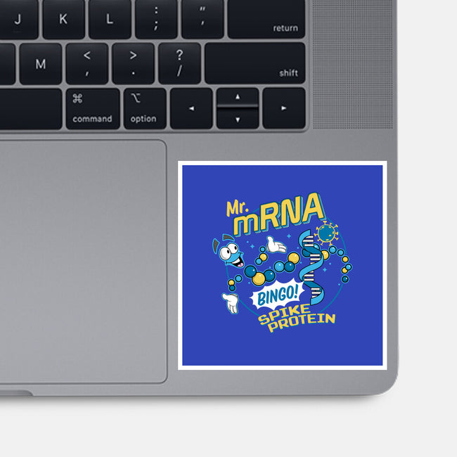 Mr. MRNA-none glossy sticker-DeepFriedArt