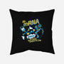 Mr. MRNA-none removable cover w insert throw pillow-DeepFriedArt