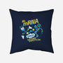 Mr. MRNA-none removable cover w insert throw pillow-DeepFriedArt