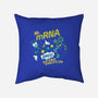 Mr. MRNA-none removable cover w insert throw pillow-DeepFriedArt