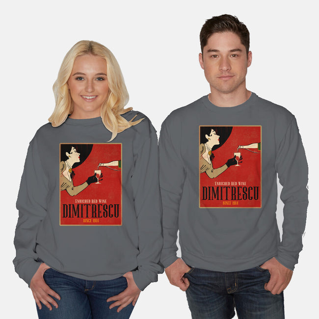 Enriched Wine-unisex crew neck sweatshirt-Ursulalopez