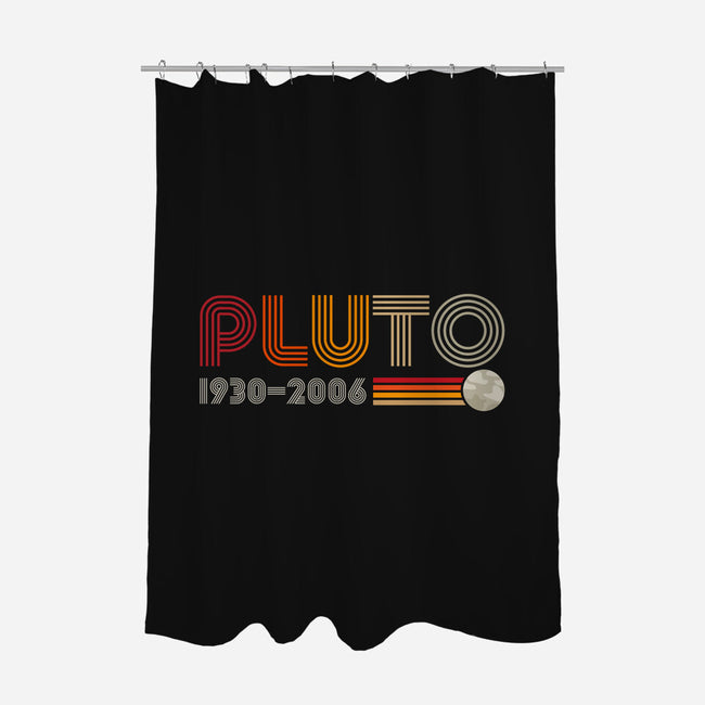 Pluto-none polyester shower curtain-DrMonekers