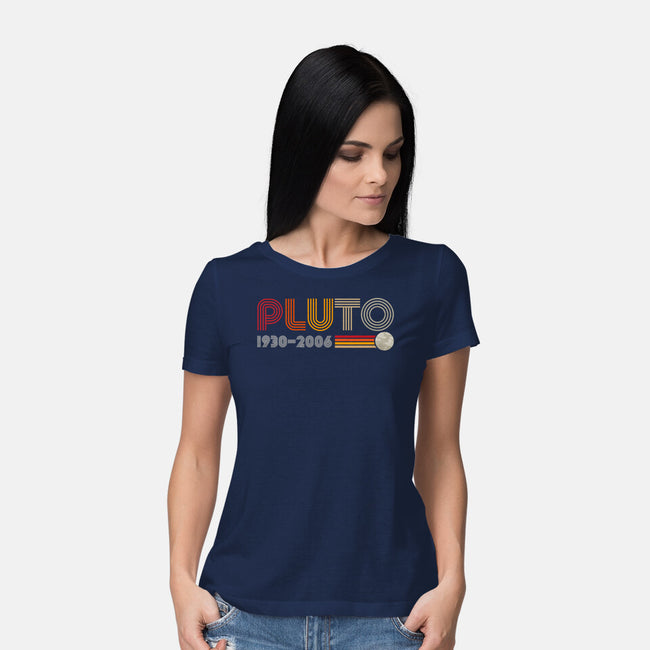 Pluto-womens basic tee-DrMonekers